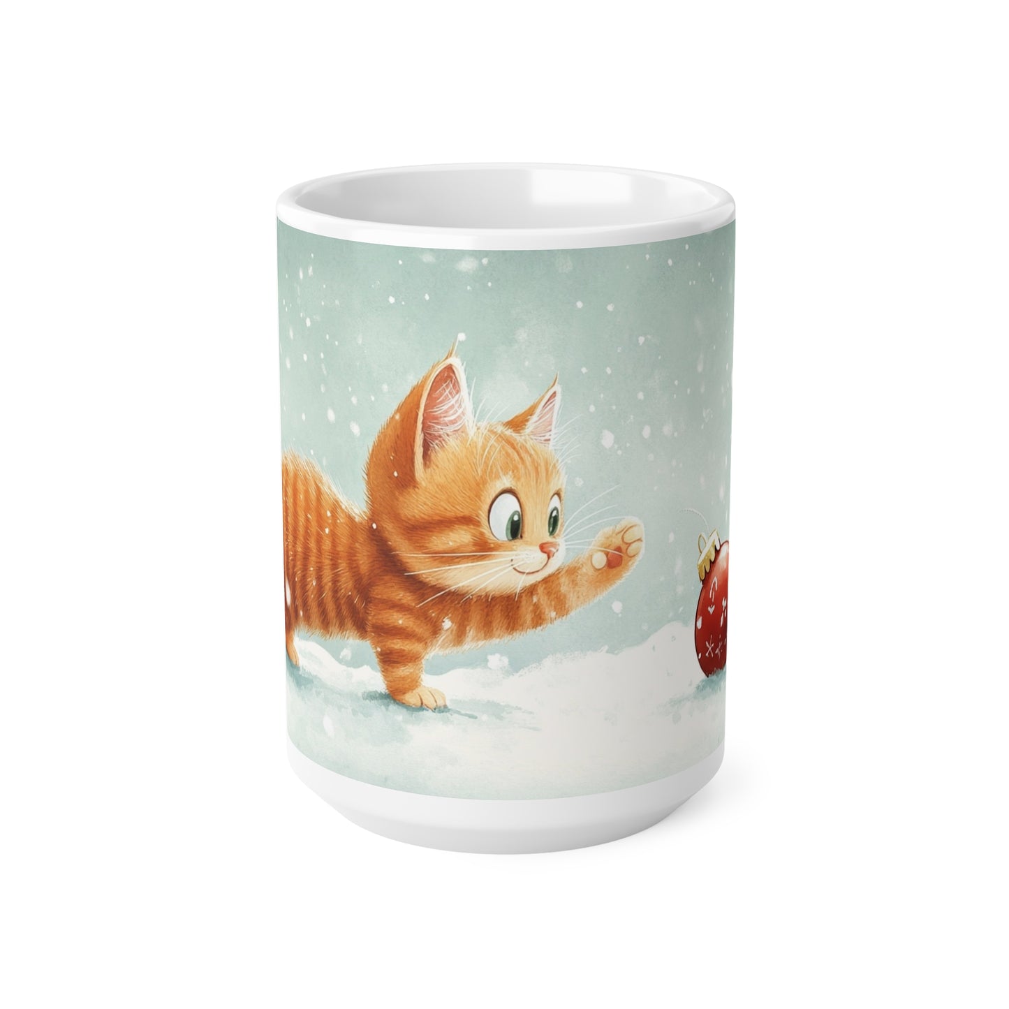 Keramisk Julekopp med Julemotiv #79 – Perfekt Gave til Kaffe, Te eller Kakao