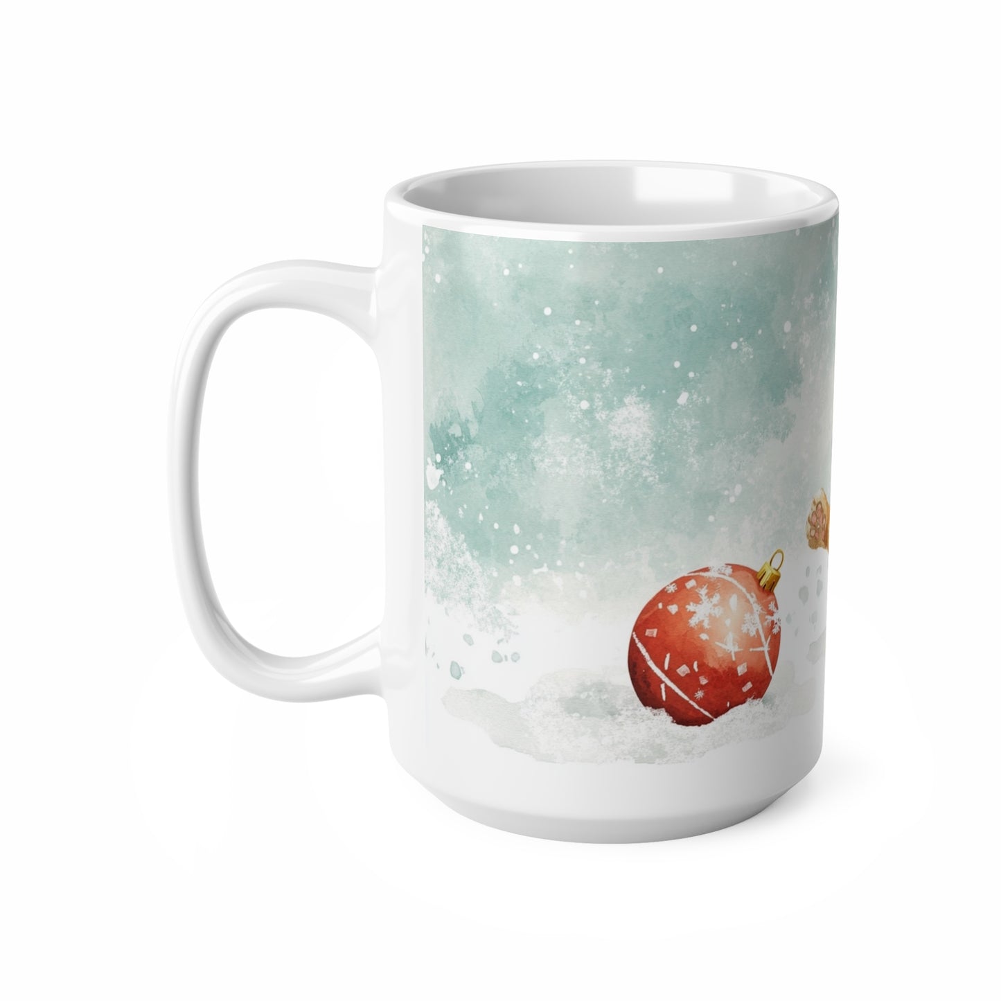 Keramisk Julekopp med Julemotiv #76 – Perfekt Gave til Kaffe, Te eller Kakao