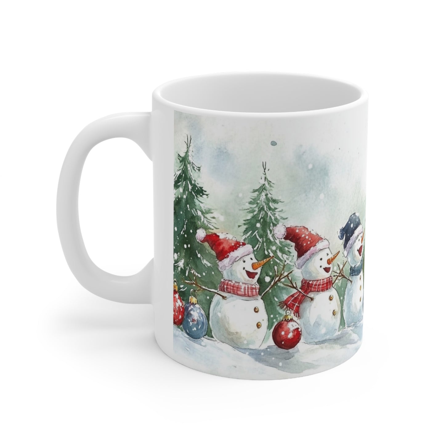 Keramisk Julekopp med Julemotiv #46 – Perfekt Gave til Kaffe, Te eller Kakao