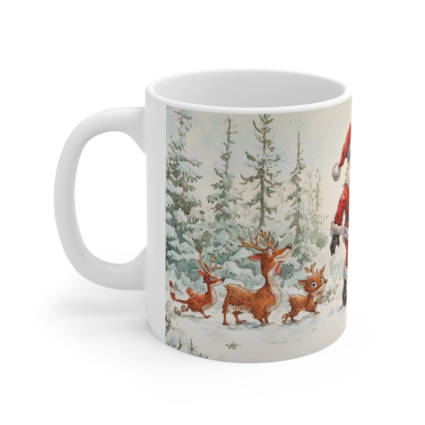 Keramisk Julekopp med Julemotiv #68 – Perfekt Gave til Kaffe, Te eller Kakao