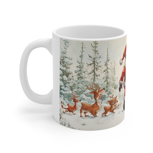 Keramisk Julekopp med Julemotiv #68 – Perfekt Gave til Kaffe, Te eller Kakao