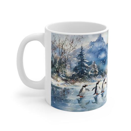 Keramisk Julekopp med Julemotiv #59 – Perfekt Gave til Kaffe, Te eller Kakao