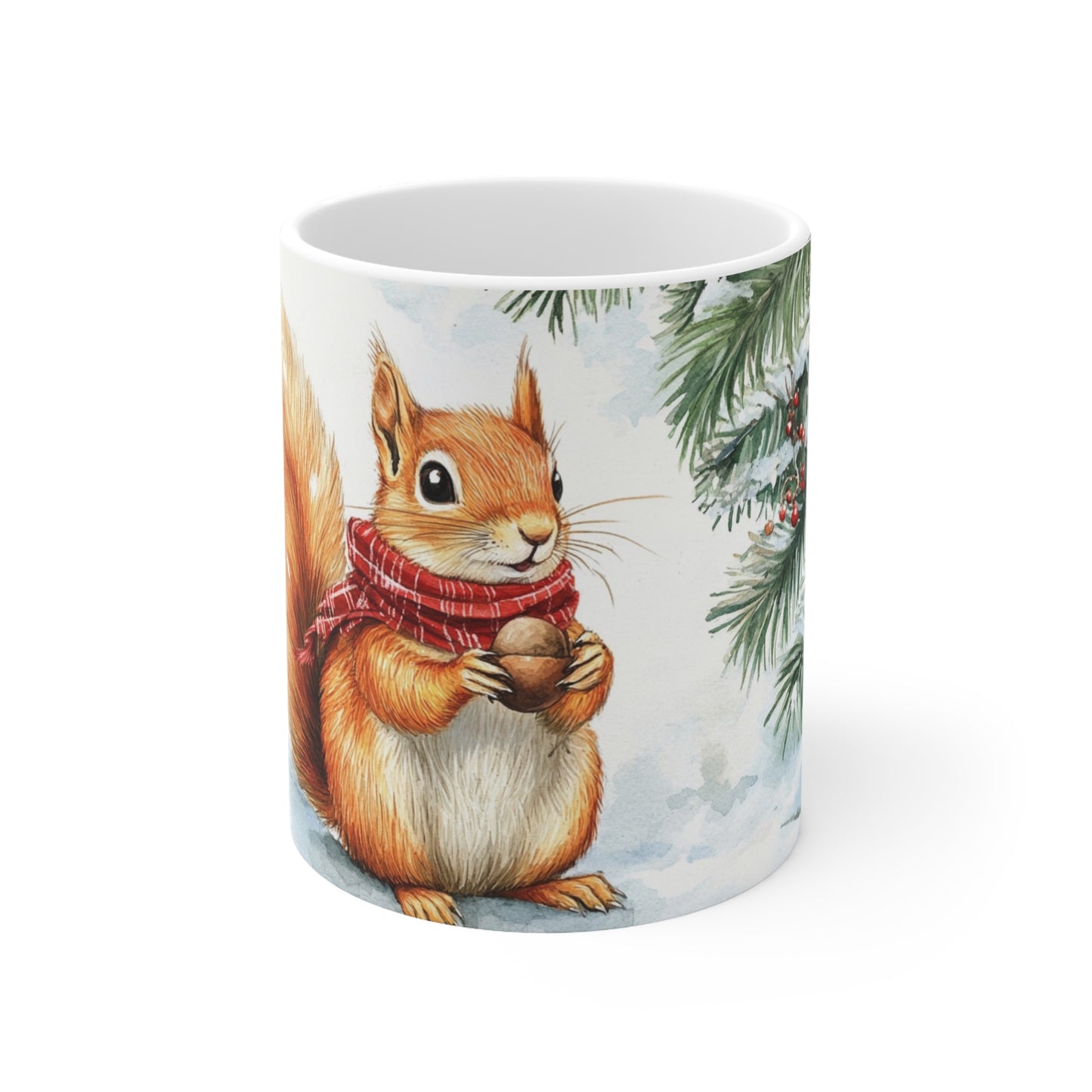 Keramisk Julekopp med Julemotiv #25 – Perfekt Gave til Kaffe, Te eller Kakao