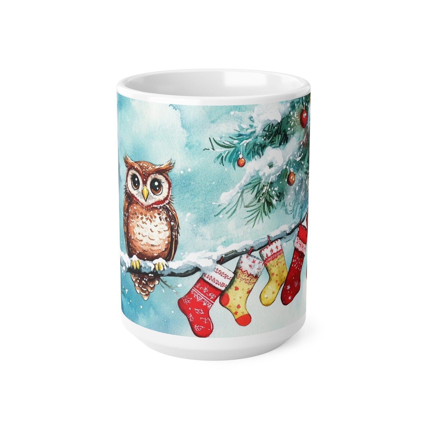 Keramisk Julekopp med Julemotiv #21 – Perfekt Gave til Kaffe, Te eller Kakao