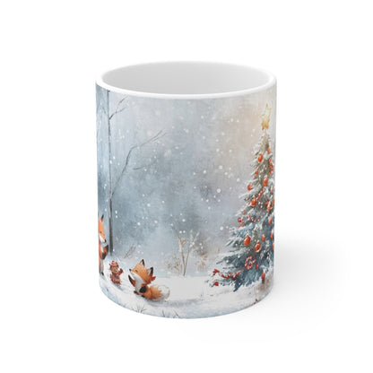 Keramisk Julekopp med Julemotiv #95 – Perfekt Gave til Kaffe, Te eller Kakao