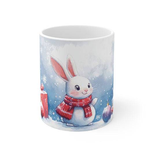 Keramisk Julekopp med Julemotiv #87 – Perfekt Gave til Kaffe, Te eller Kakao