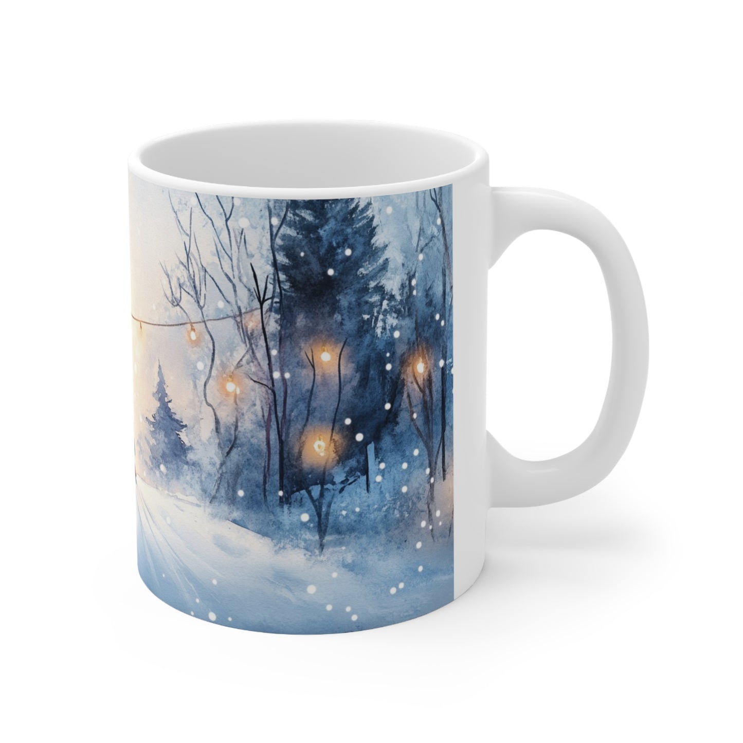 Keramisk Julekopp med Julemotiv #75 – Perfekt Gave til Kaffe, Te eller Kakao