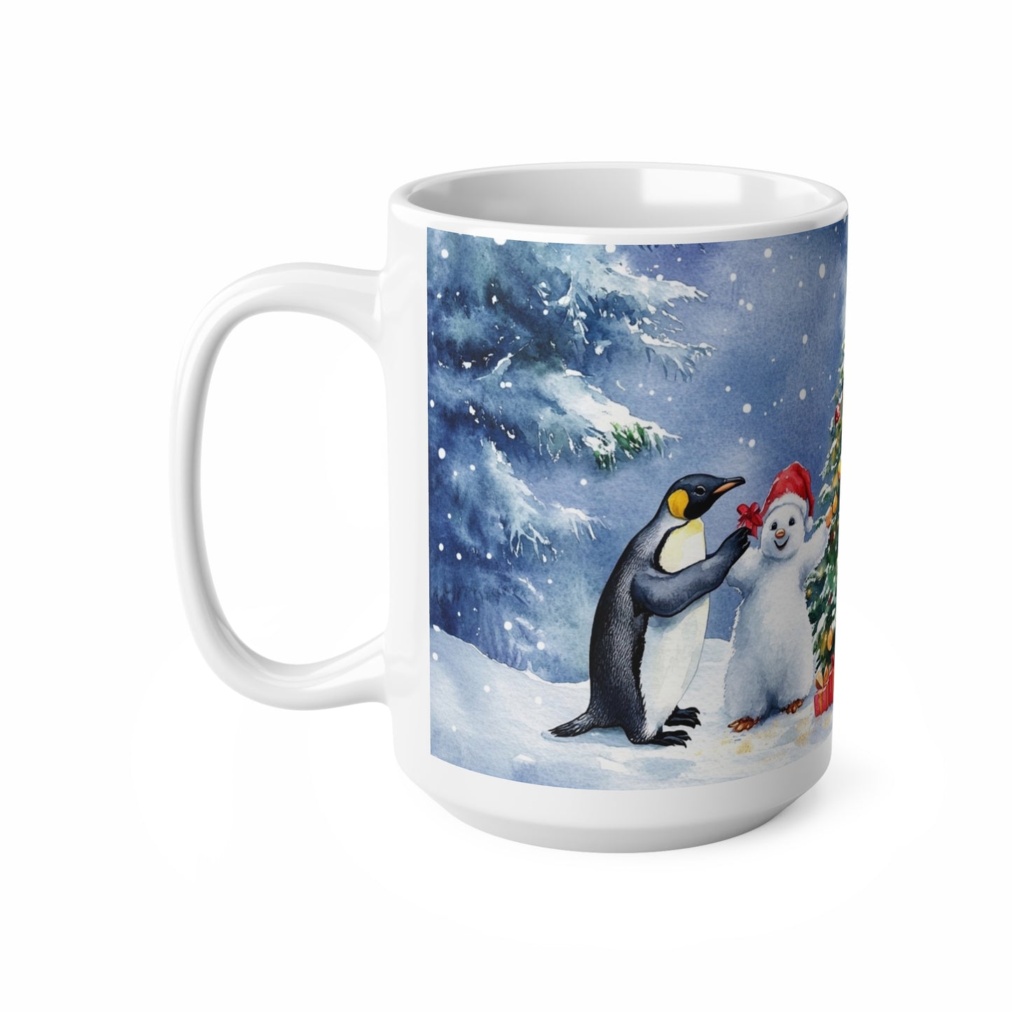 Keramisk Julekopp med Julemotiv #57 – Perfekt Gave til Kaffe, Te eller Kakao