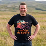 Mann i landskapet iført 