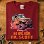 Bilde av 'Det gikk jo bra til slutt' Offroad t-skjorte med fargerik bildesign for entusiaster