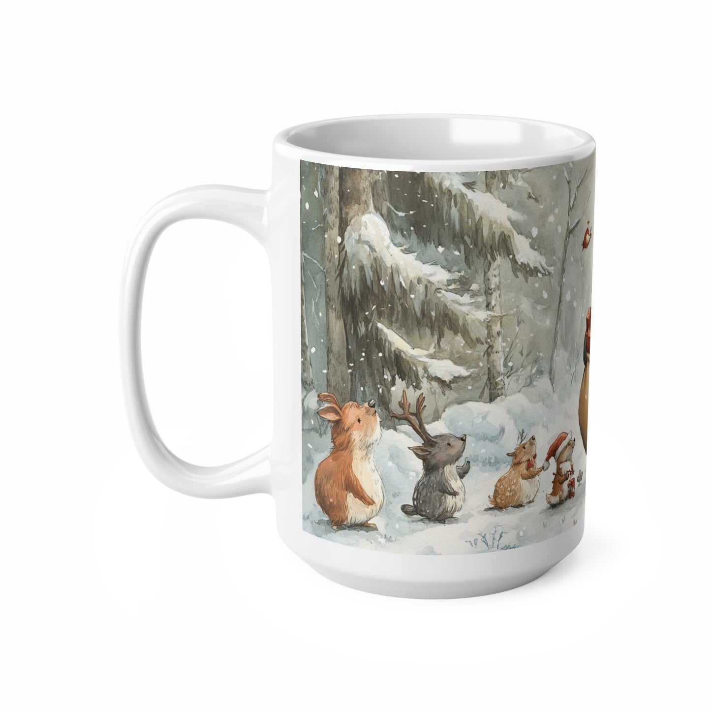 Keramisk Julekopp med Julemotiv #67 – Perfekt Gave til Kaffe, Te eller Kakao