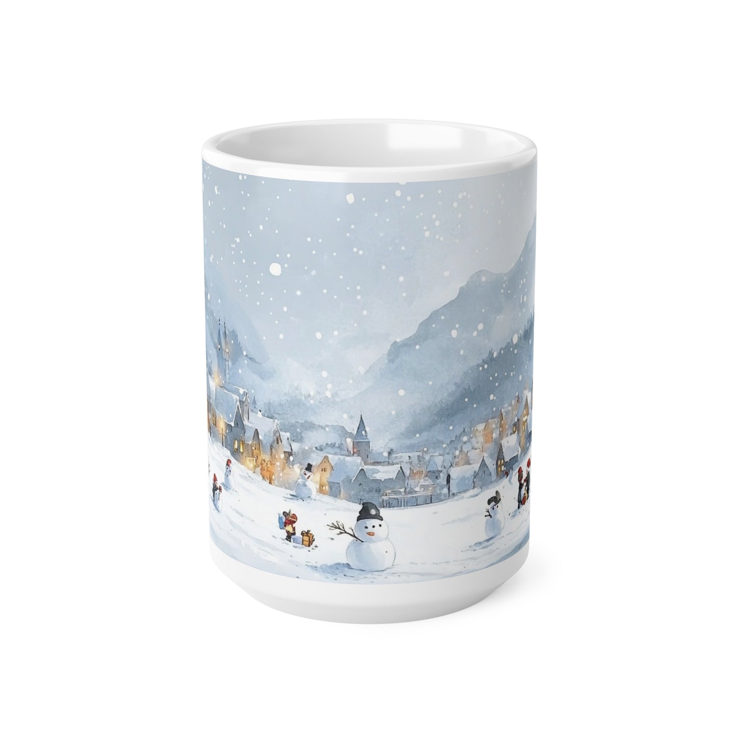 Keramisk Julekopp med Julemotiv #89 – Perfekt Gave til Kaffe, Te eller Kakao