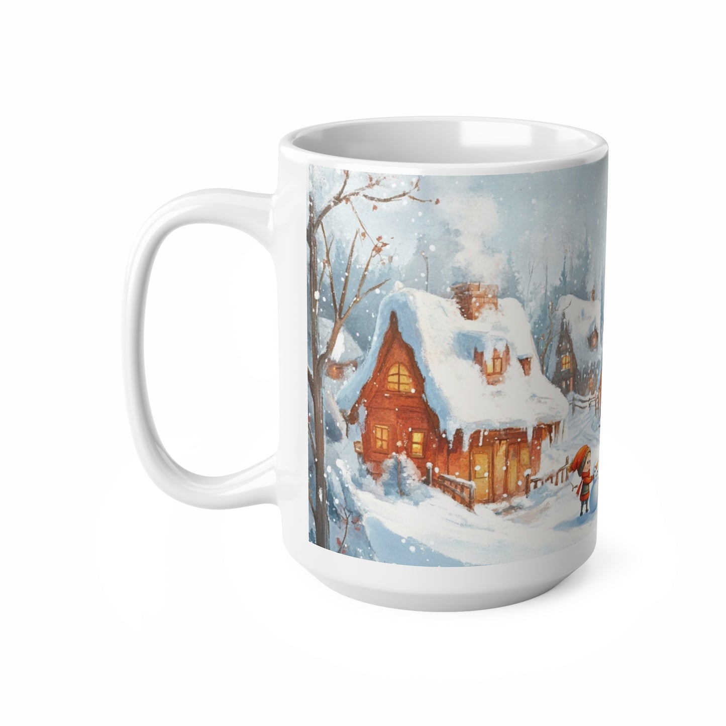 Keramisk Julekopp med Julemotiv #13 – Perfekt Gave til Kaffe, Te eller Kakao