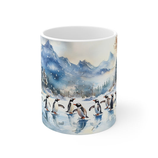 Keramisk Julekopp med Julemotiv #59 – Perfekt Gave til Kaffe, Te eller Kakao