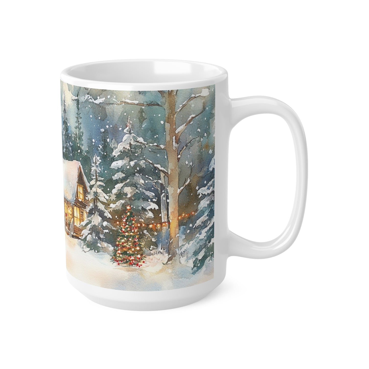 Keramisk Julekopp med Julemotiv #3 – Perfekt Gave til Kaffe, Te eller Kakao