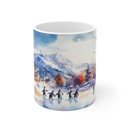 Keramisk Julekopp med Julemotiv #61 – Perfekt Gave til Kaffe, Te eller Kakao