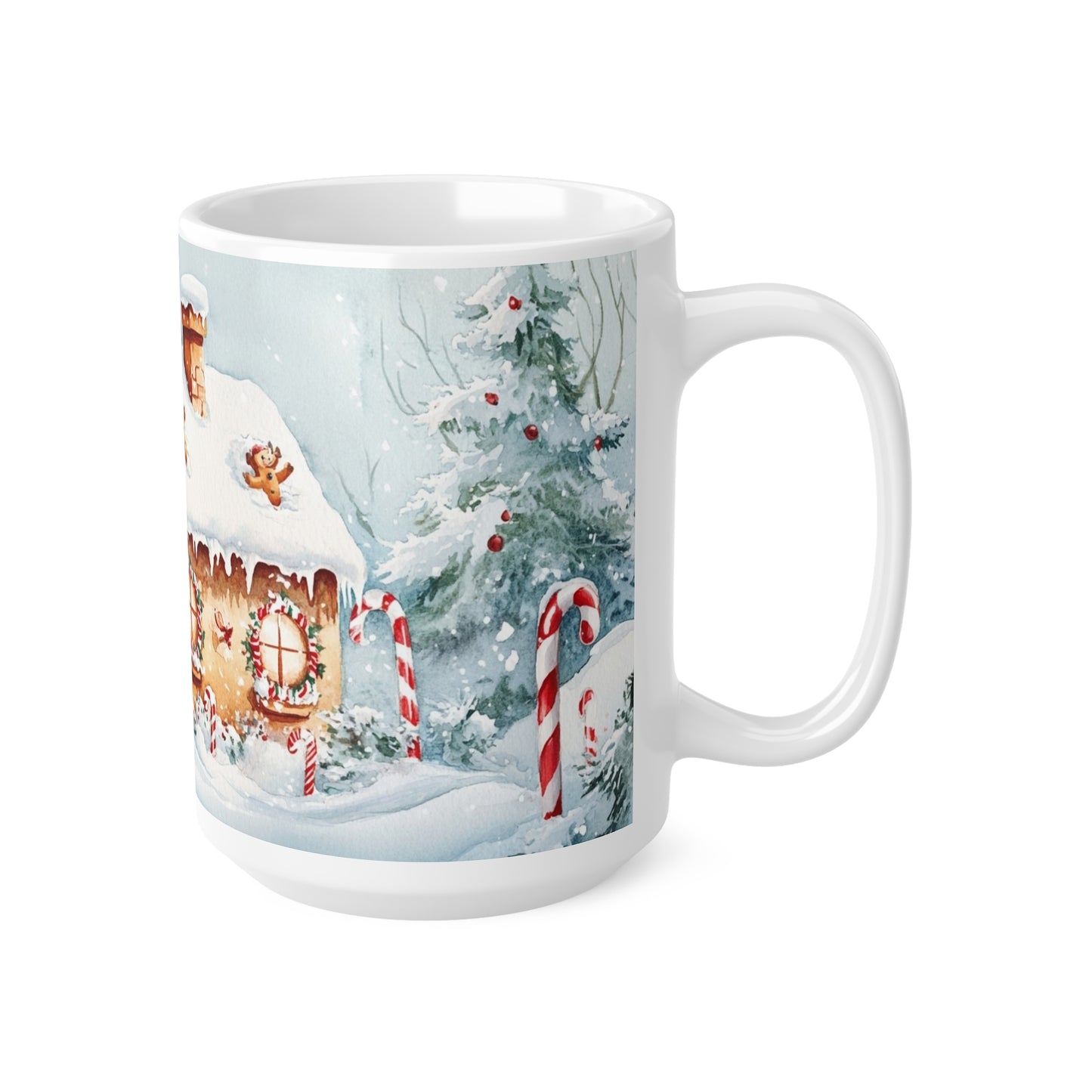 Keramisk Julekopp med Julemotiv #84 – Perfekt Gave til Kaffe, Te eller Kakao