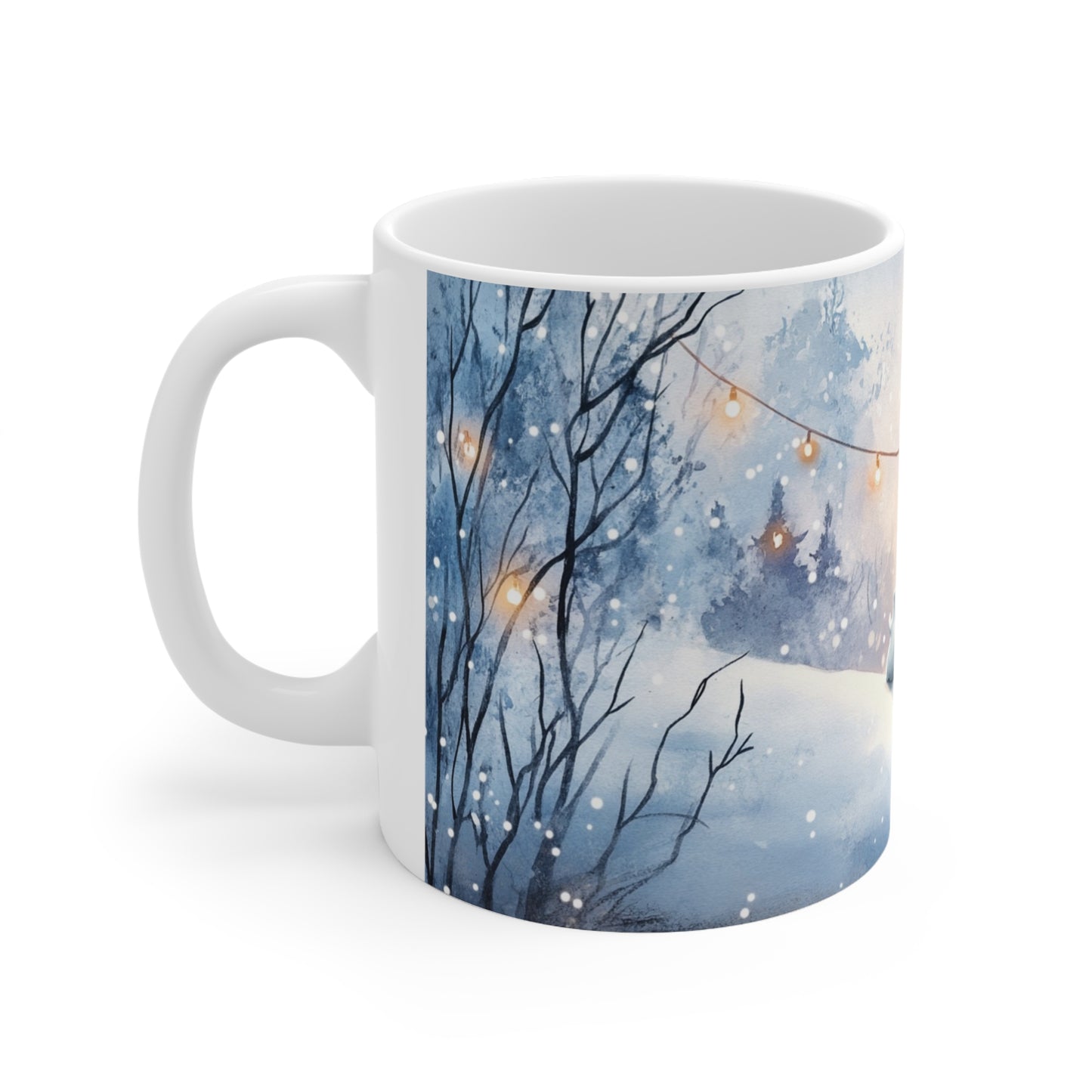 Keramisk Julekopp med Julemotiv #75 – Perfekt Gave til Kaffe, Te eller Kakao