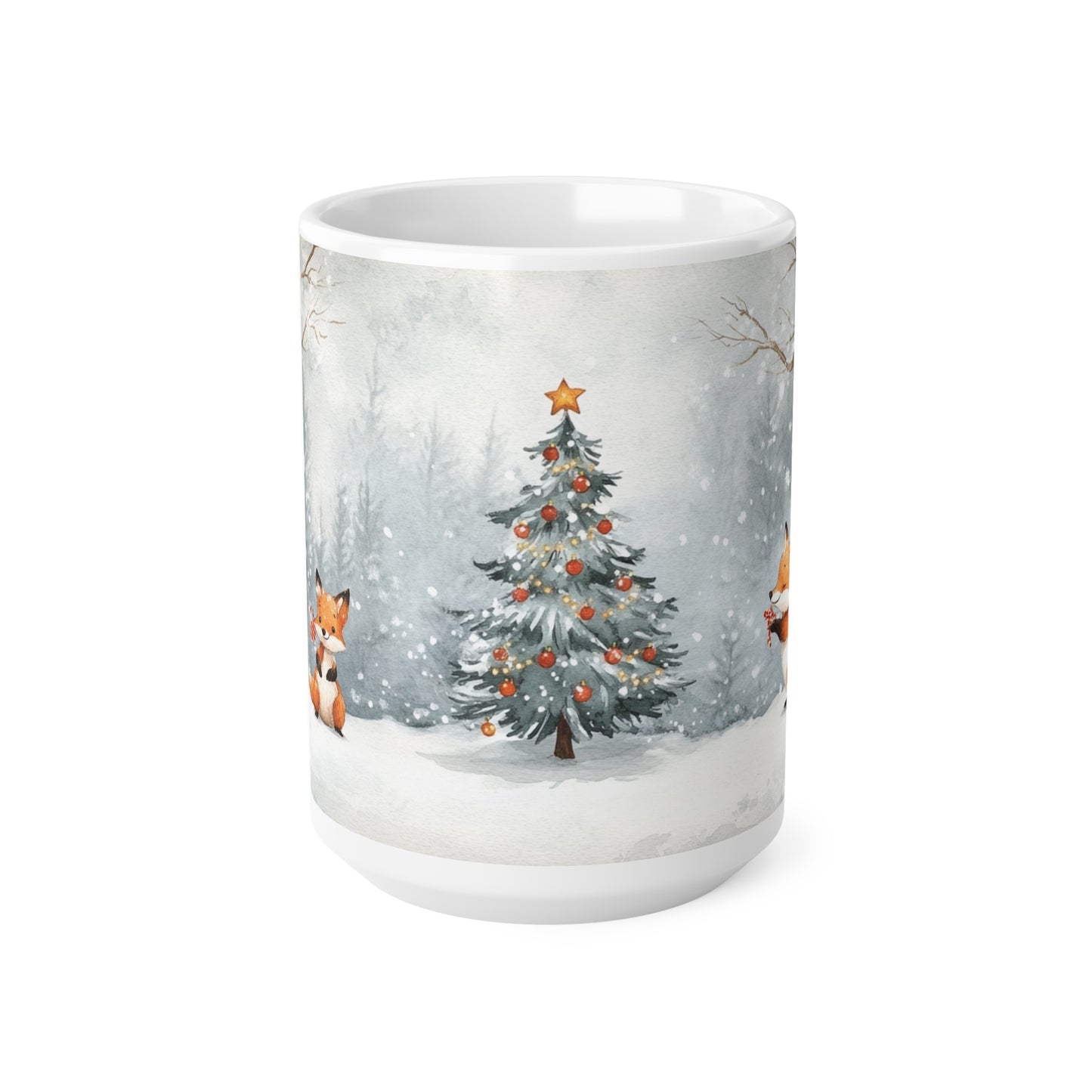 Keramisk Julekopp med Julemotiv #97 – Perfekt Gave til Kaffe, Te eller Kakao