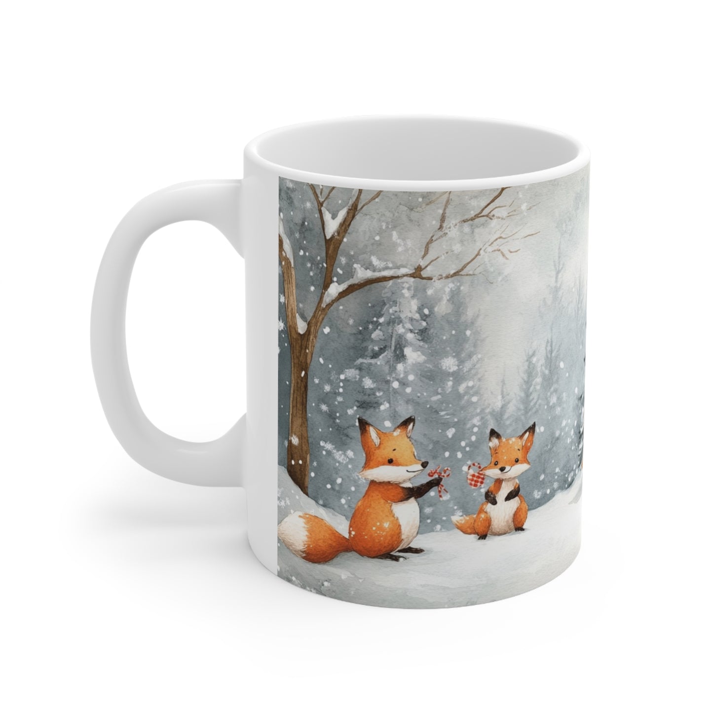 Keramisk Julekopp med Julemotiv #97 – Perfekt Gave til Kaffe, Te eller Kakao