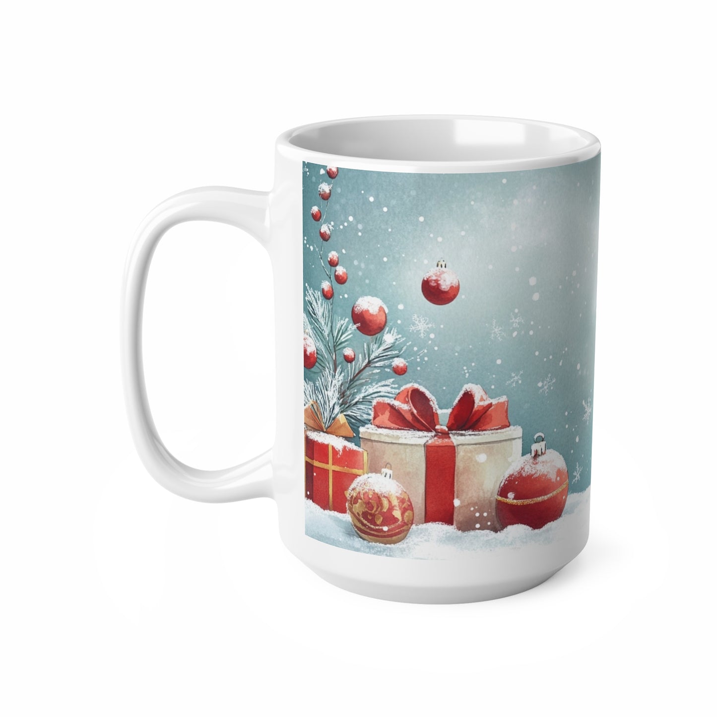 Keramisk Julekopp med Julemotiv #88 – Perfekt Gave til Kaffe, Te eller Kakao