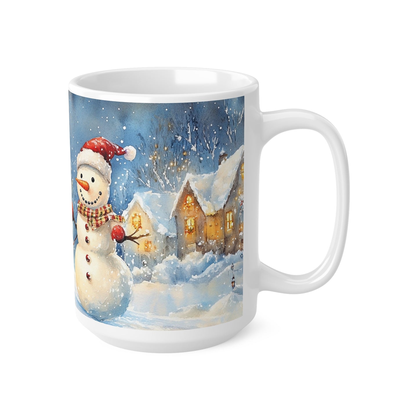 Keramisk Julekopp med Julemotiv #72 – Perfekt Gave til Kaffe, Te eller Kakao