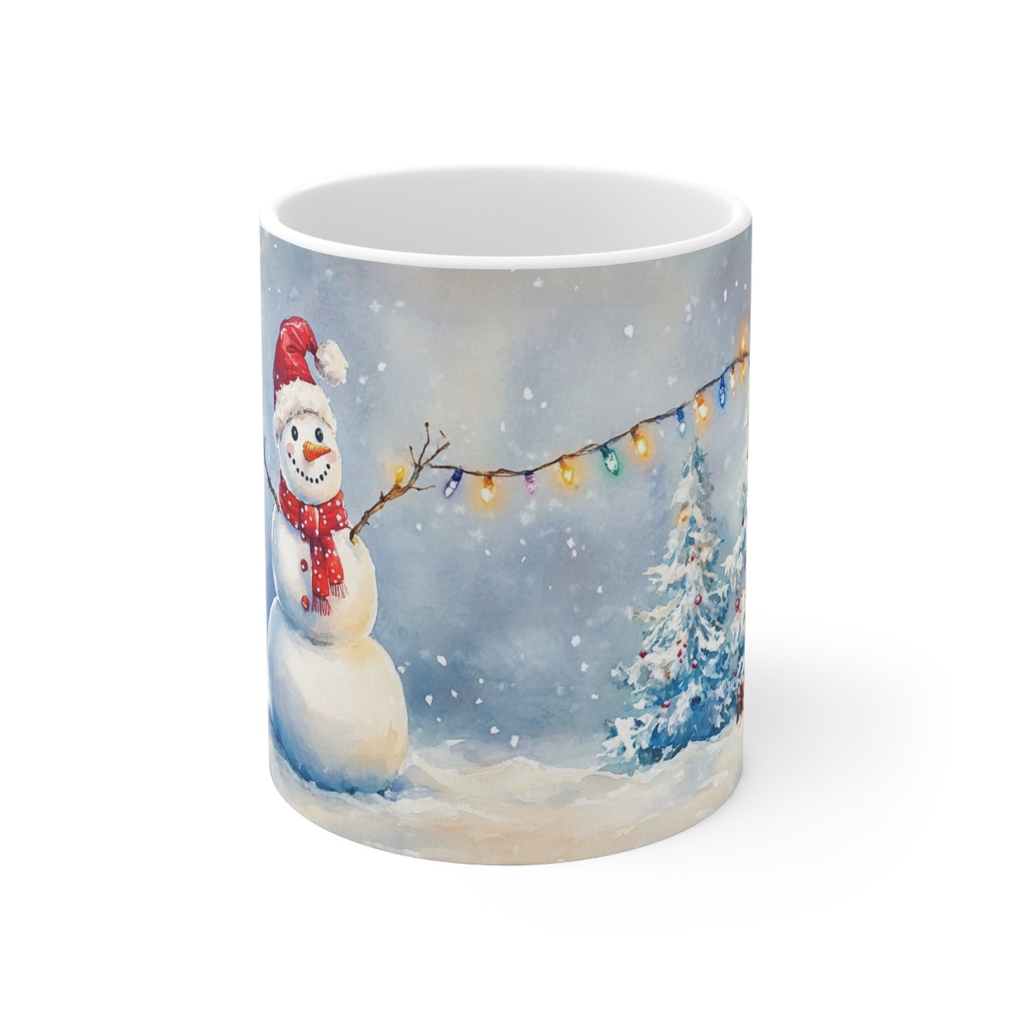 Keramisk Julekopp med Julemotiv #70 – Perfekt Gave til Kaffe, Te eller Kakao