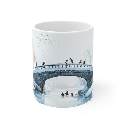 Keramisk Julekopp med Julemotiv #34 – Perfekt Gave til Kaffe, Te eller Kakao