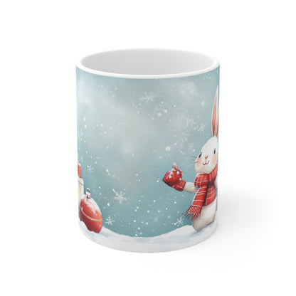 Keramisk Julekopp med Julemotiv #88 – Perfekt Gave til Kaffe, Te eller Kakao