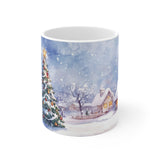 Keramisk Julekopp med Julemotiv #93 – Perfekt Gave til Kaffe, Te eller Kakao