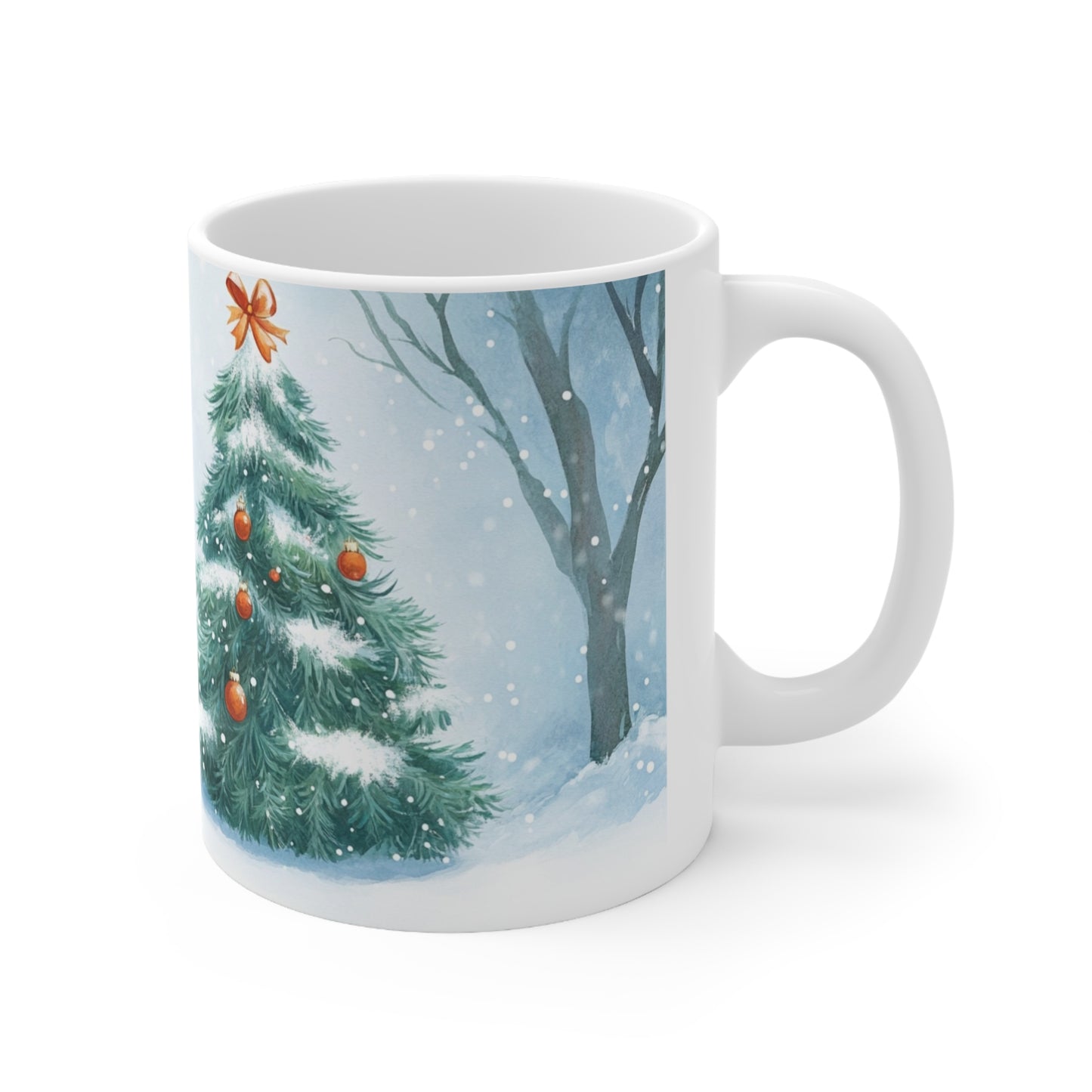 Keramisk Julekopp med Julemotiv #18 – Perfekt Gave til Kaffe, Te eller Kakao