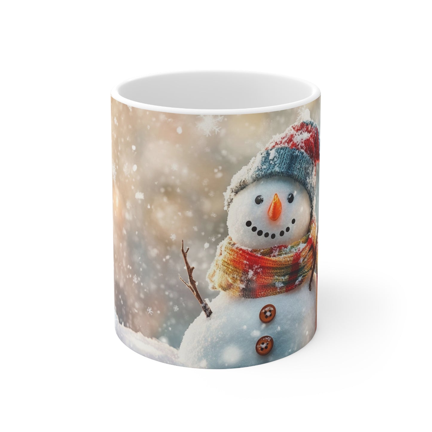 Keramisk Julekopp med Julemotiv #42 – Perfekt Gave til Kaffe, Te eller Kakao