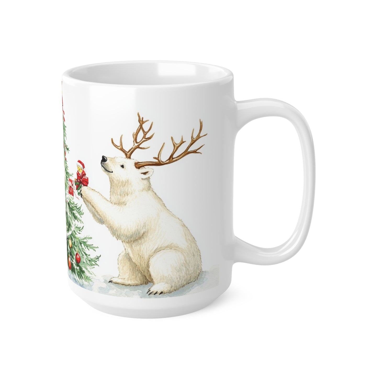 Keramisk Julekopp med Julemotiv #56 – Perfekt Gave til Kaffe, Te eller Kakao