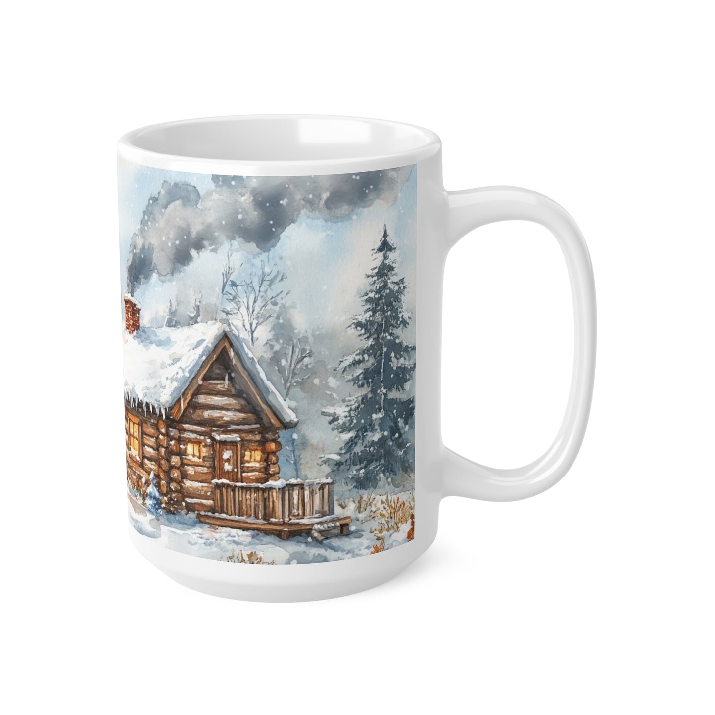 Keramisk Julekopp med Julemotiv #5 – Perfekt Gave til Kaffe, Te eller Kakao