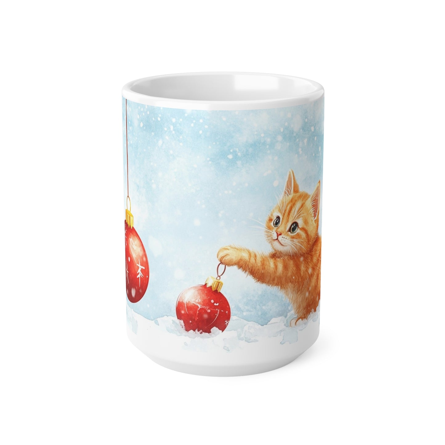 Keramisk Julekopp med Julemotiv #78 – Perfekt Gave til Kaffe, Te eller Kakao