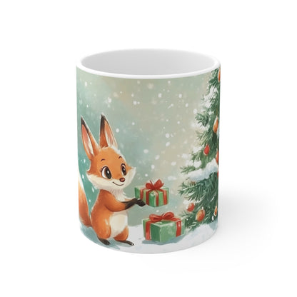 Keramisk Julekopp med Julemotiv #17 – Perfekt Gave til Kaffe, Te eller Kakao