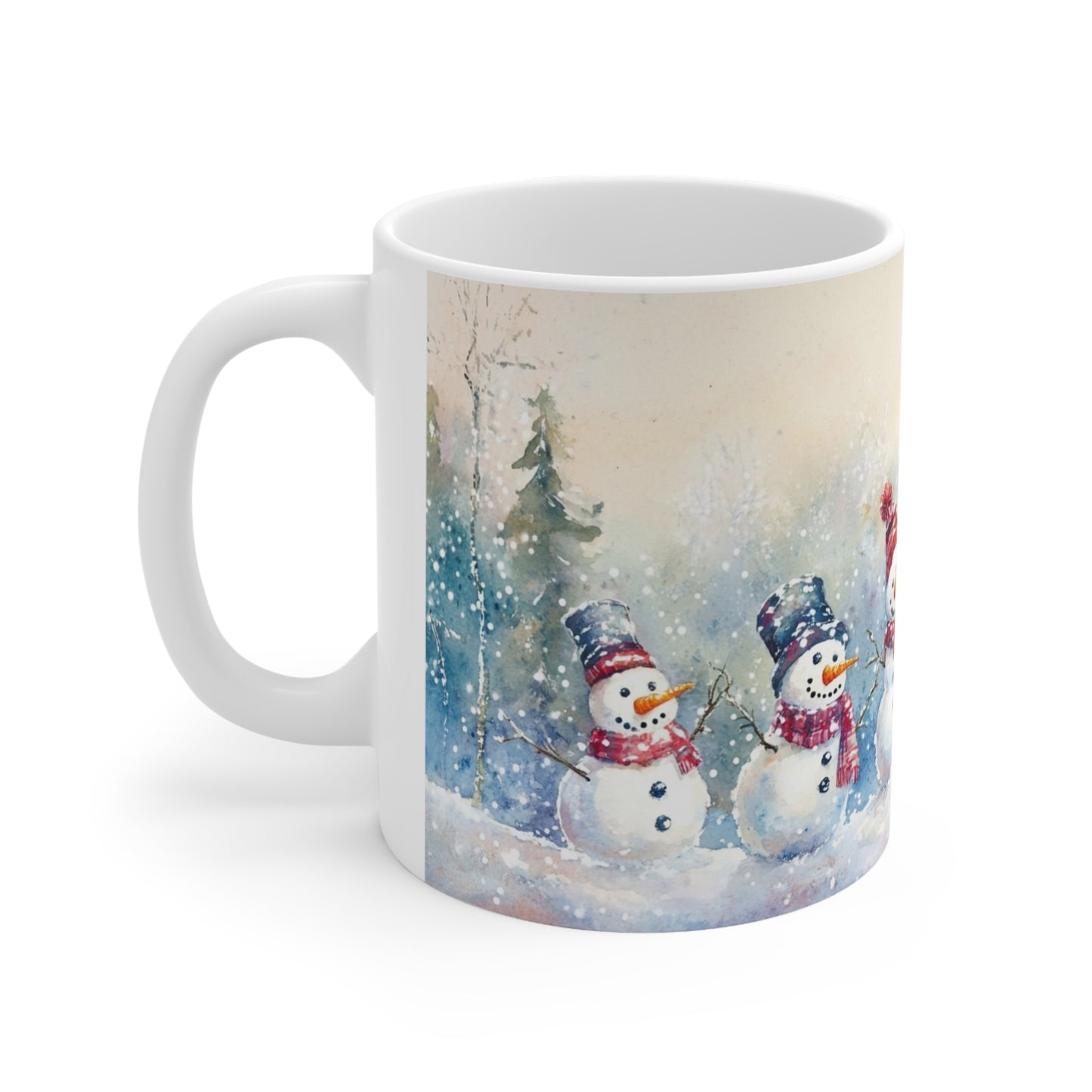 Keramisk Julekopp med Julemotiv #48 – Perfekt Gave til Kaffe, Te eller Kakao