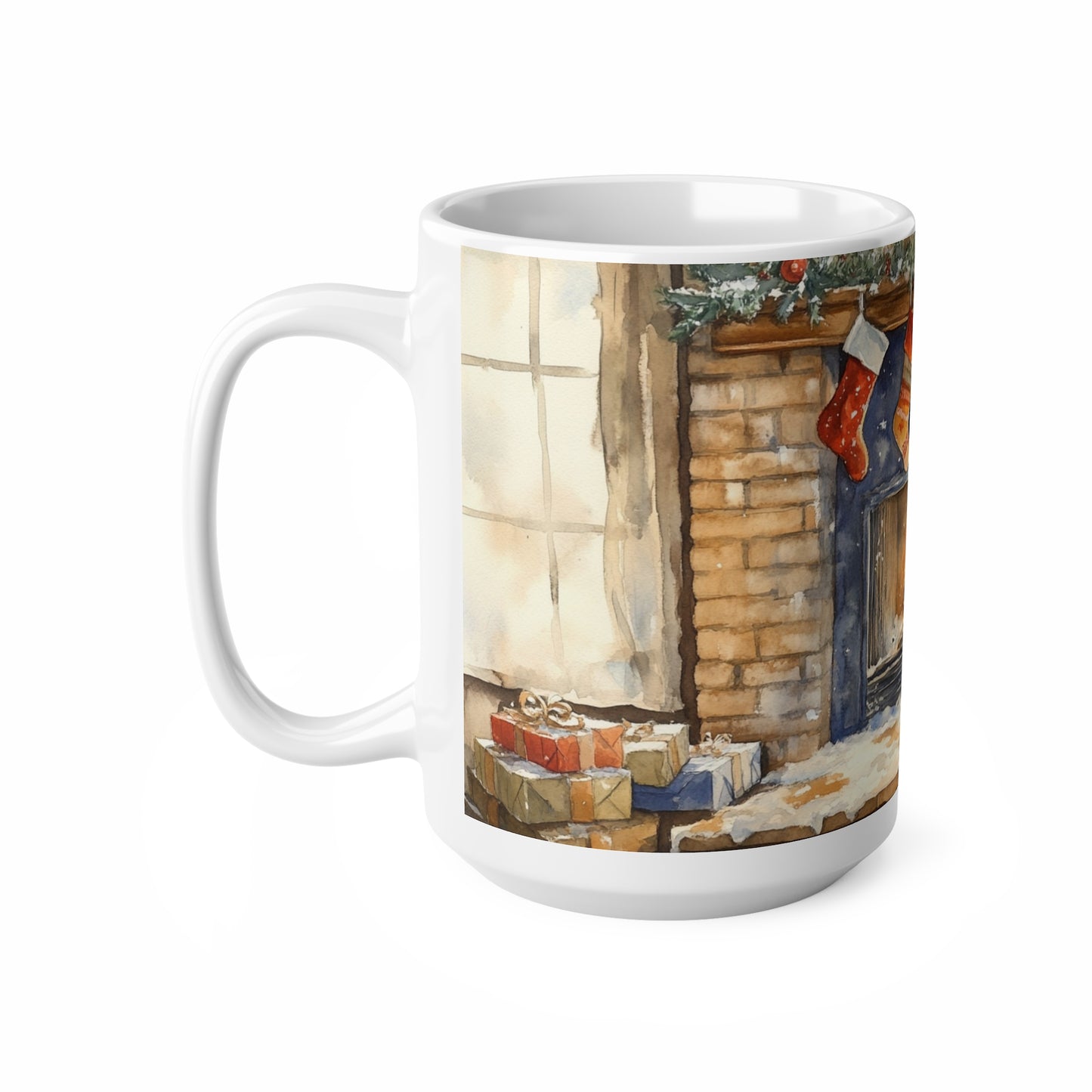 Keramisk Julekopp med Julemotiv #99 – Perfekt Gave til Kaffe, Te eller Kakao