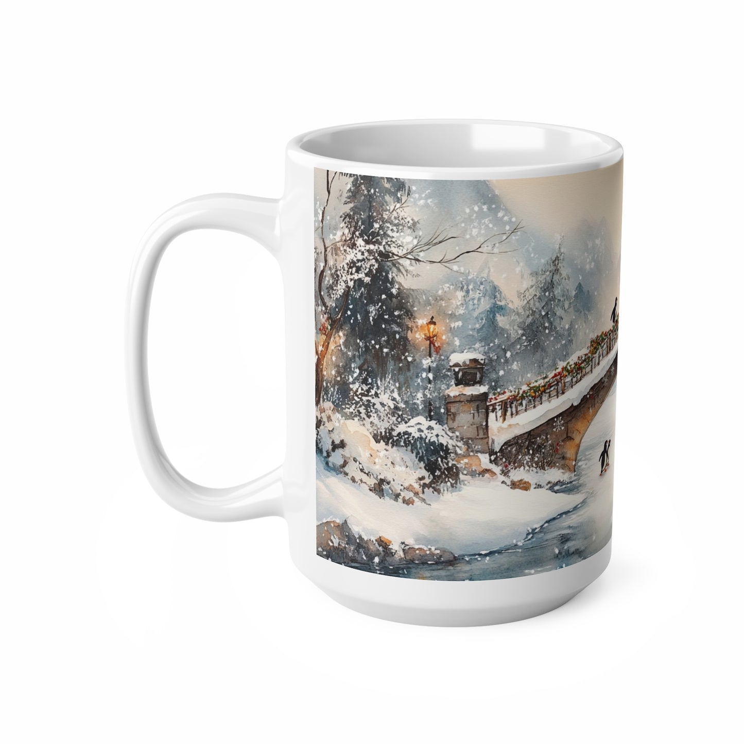 Keramisk Julekopp med Julemotiv #33 – Perfekt Gave til Kaffe, Te eller Kakao