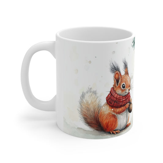 Keramisk Julekopp med Julemotiv #27 – Perfekt Gave til Kaffe, Te eller Kakao