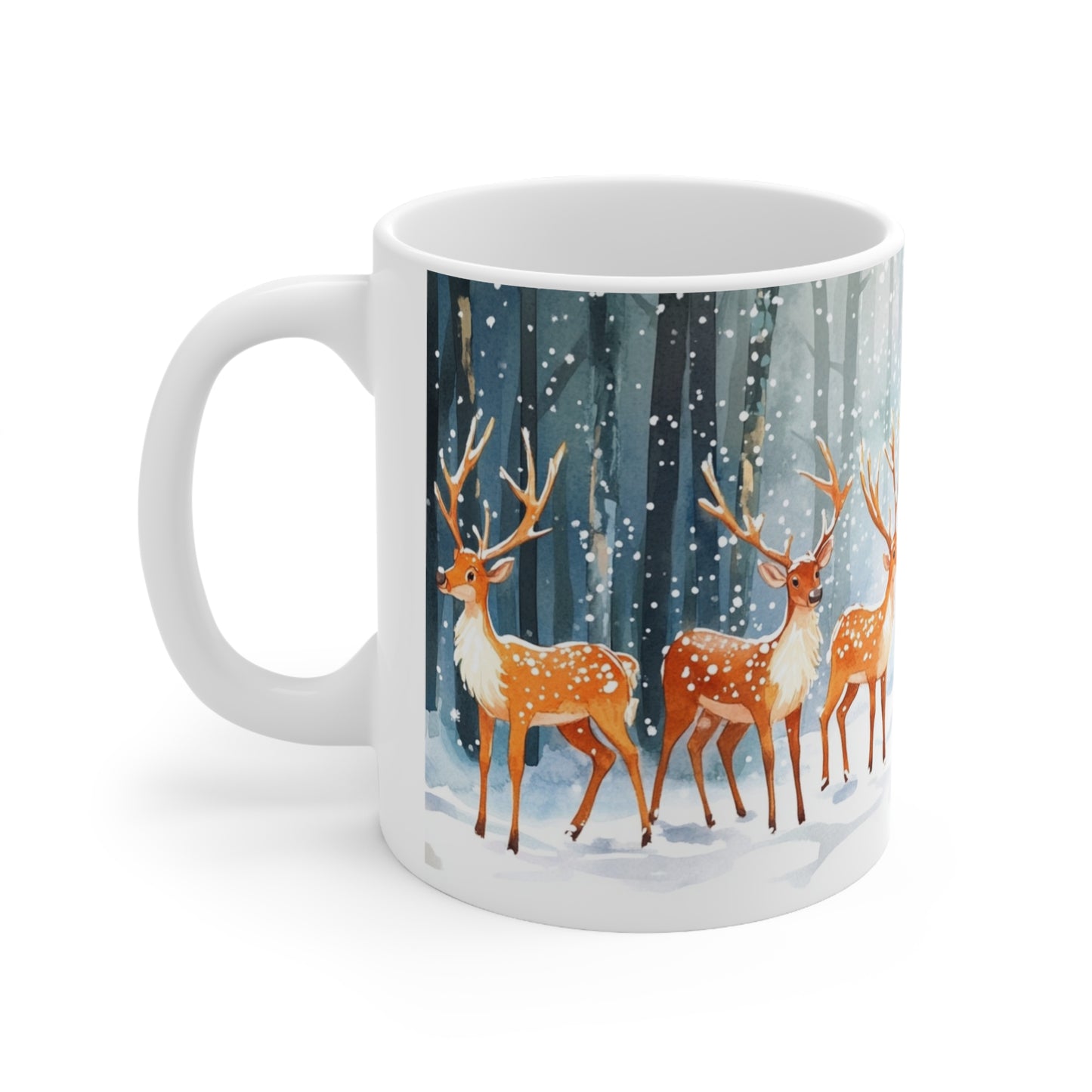 Keramisk Julekopp med Julemotiv #44 – Perfekt Gave til Kaffe, Te eller Kakao