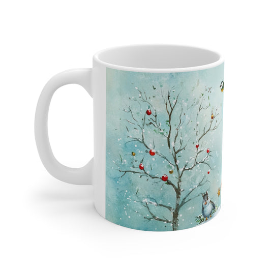 Keramisk Julekopp med Julemotiv #1 – Perfekt Gave til Kaffe, Te eller Kakao