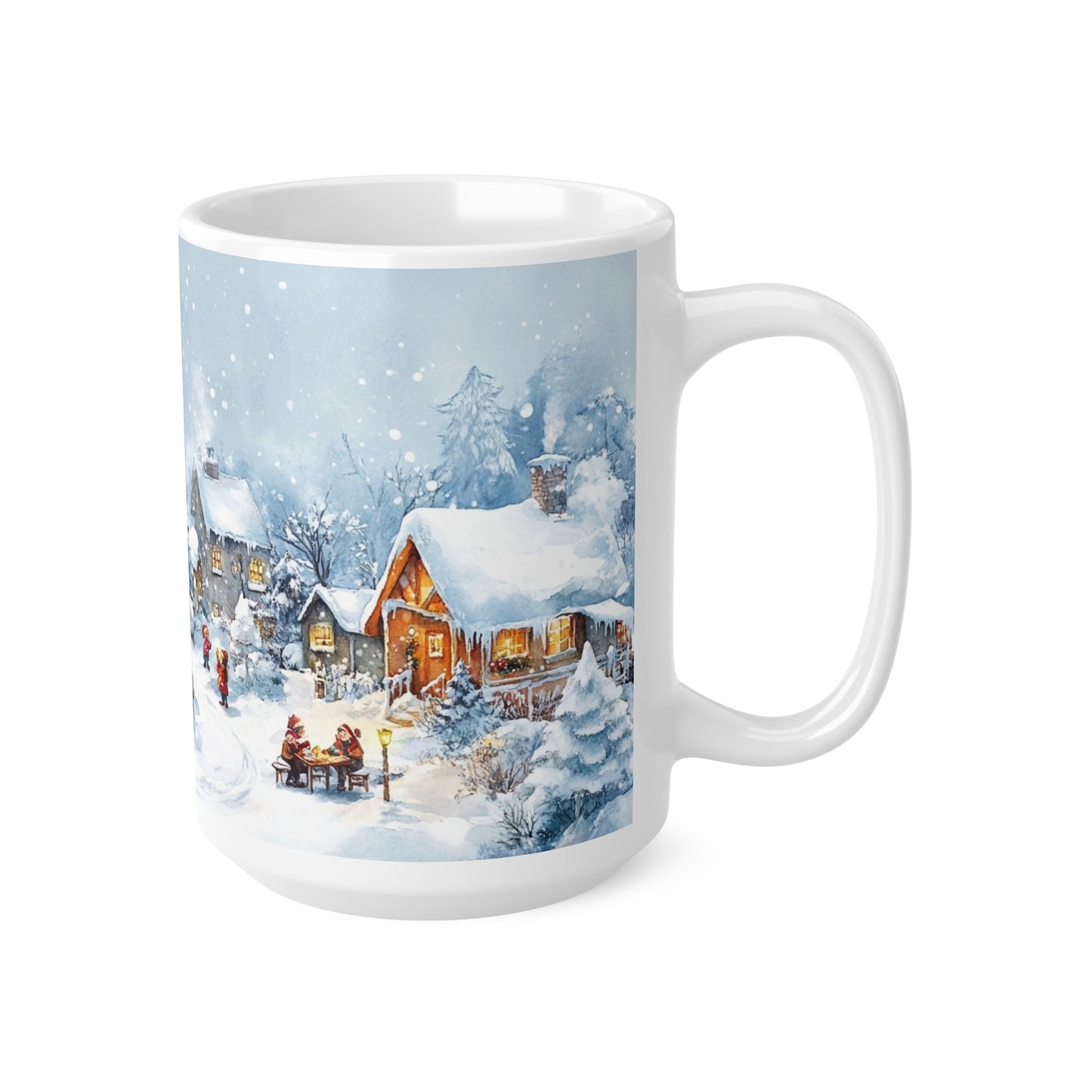 Keramisk Julekopp med Julemotiv #14 – Perfekt Gave til Kaffe, Te eller Kakao