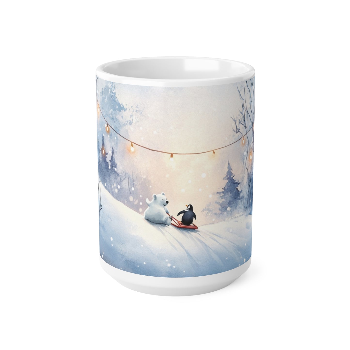 Keramisk Julekopp med Julemotiv #75 – Perfekt Gave til Kaffe, Te eller Kakao