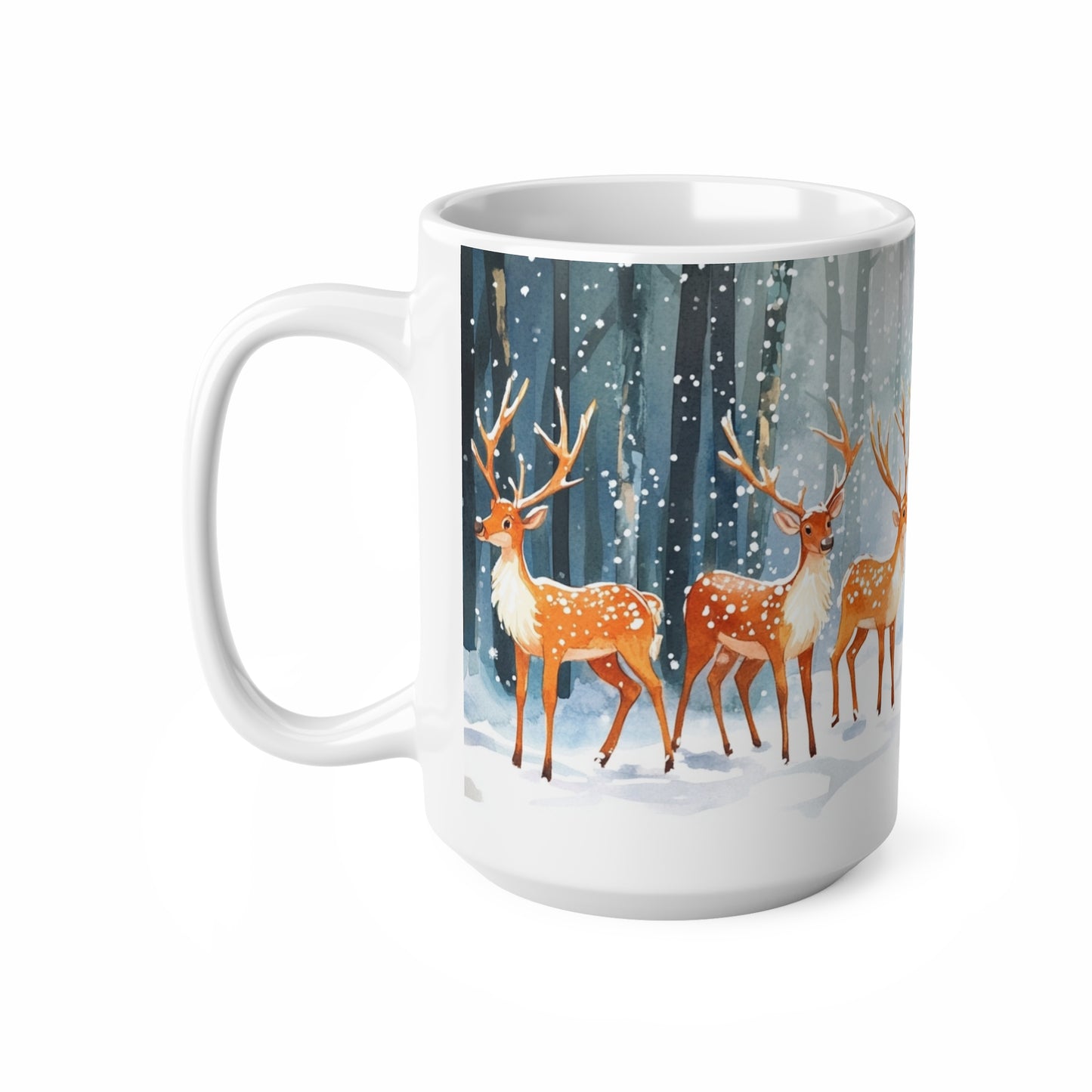 Keramisk Julekopp med Julemotiv #44 – Perfekt Gave til Kaffe, Te eller Kakao