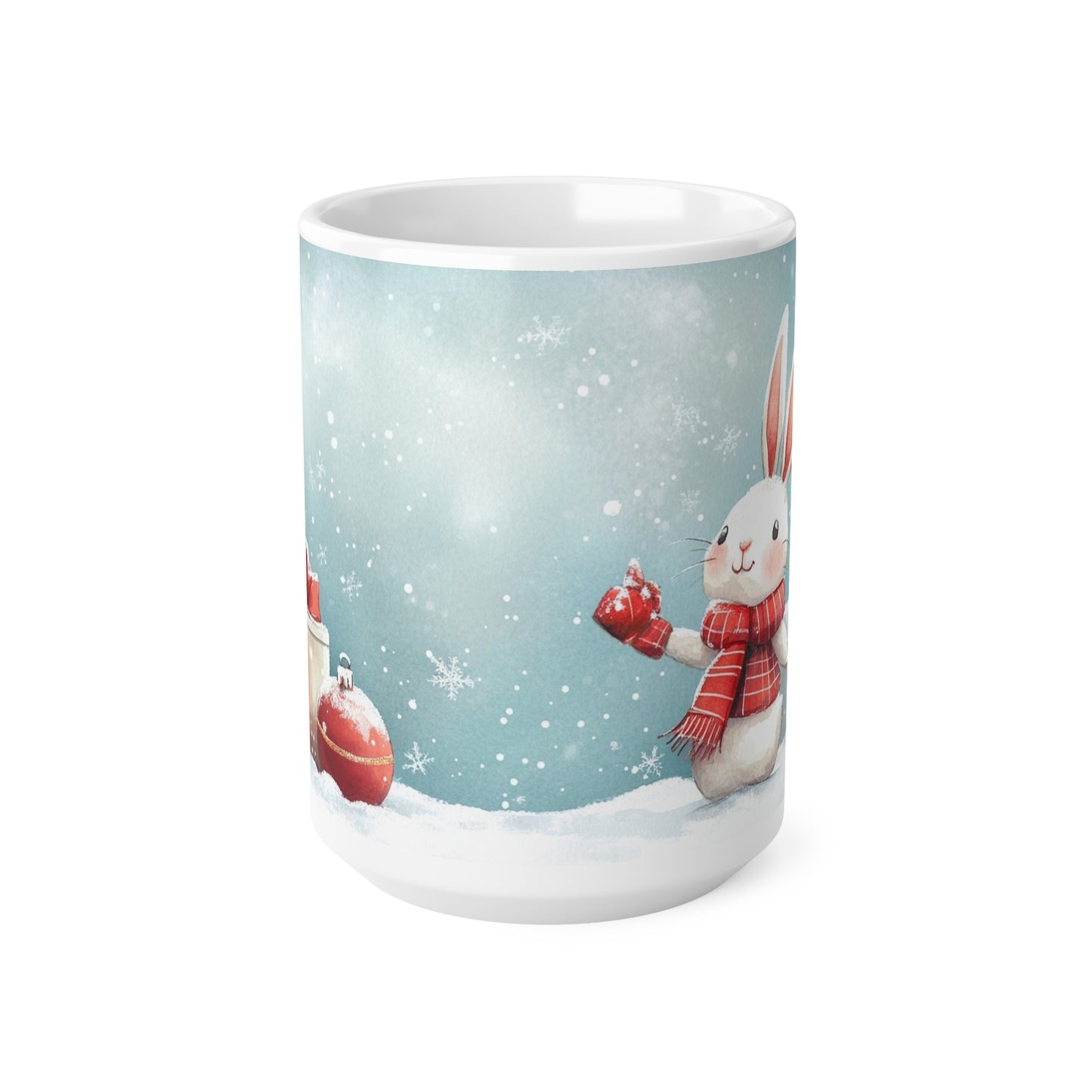 Keramisk Julekopp med Julemotiv #88 – Perfekt Gave til Kaffe, Te eller Kakao