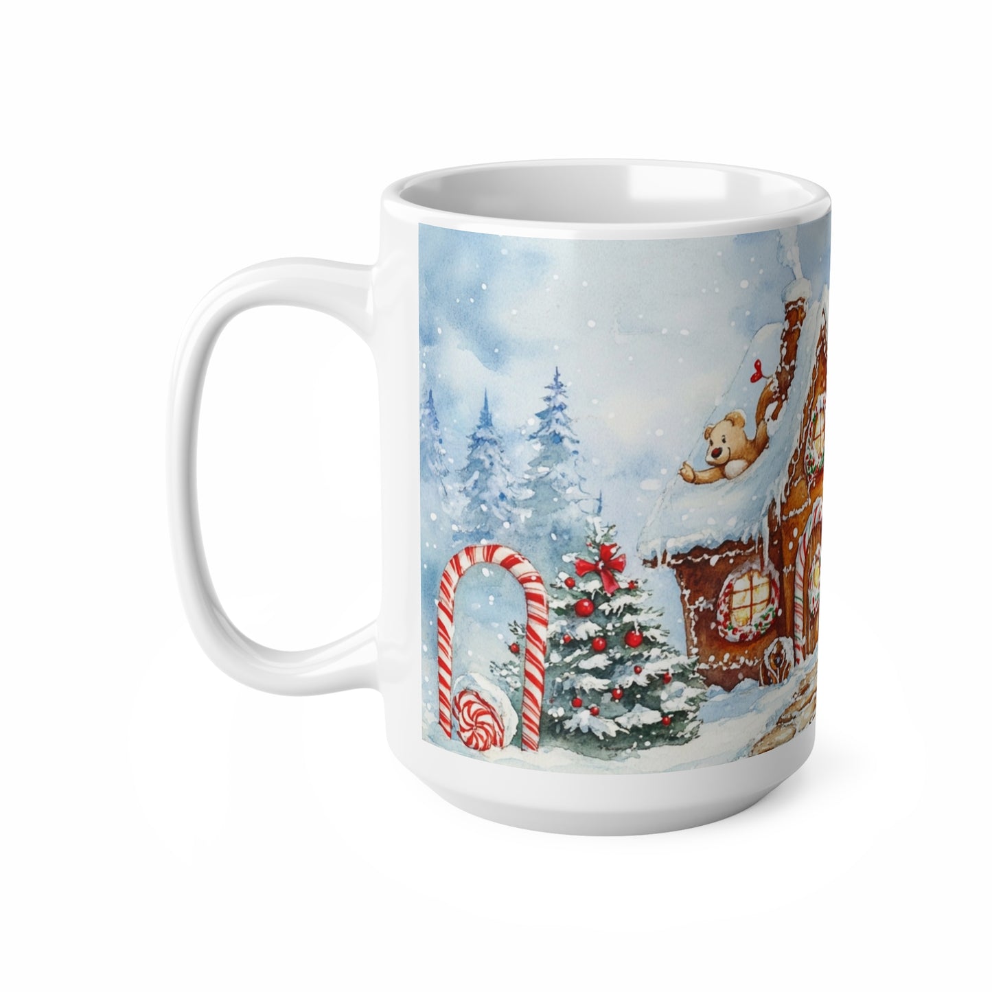 Keramisk Julekopp med Julemotiv #101 – Perfekt Gave til Kaffe, Te eller Kakao