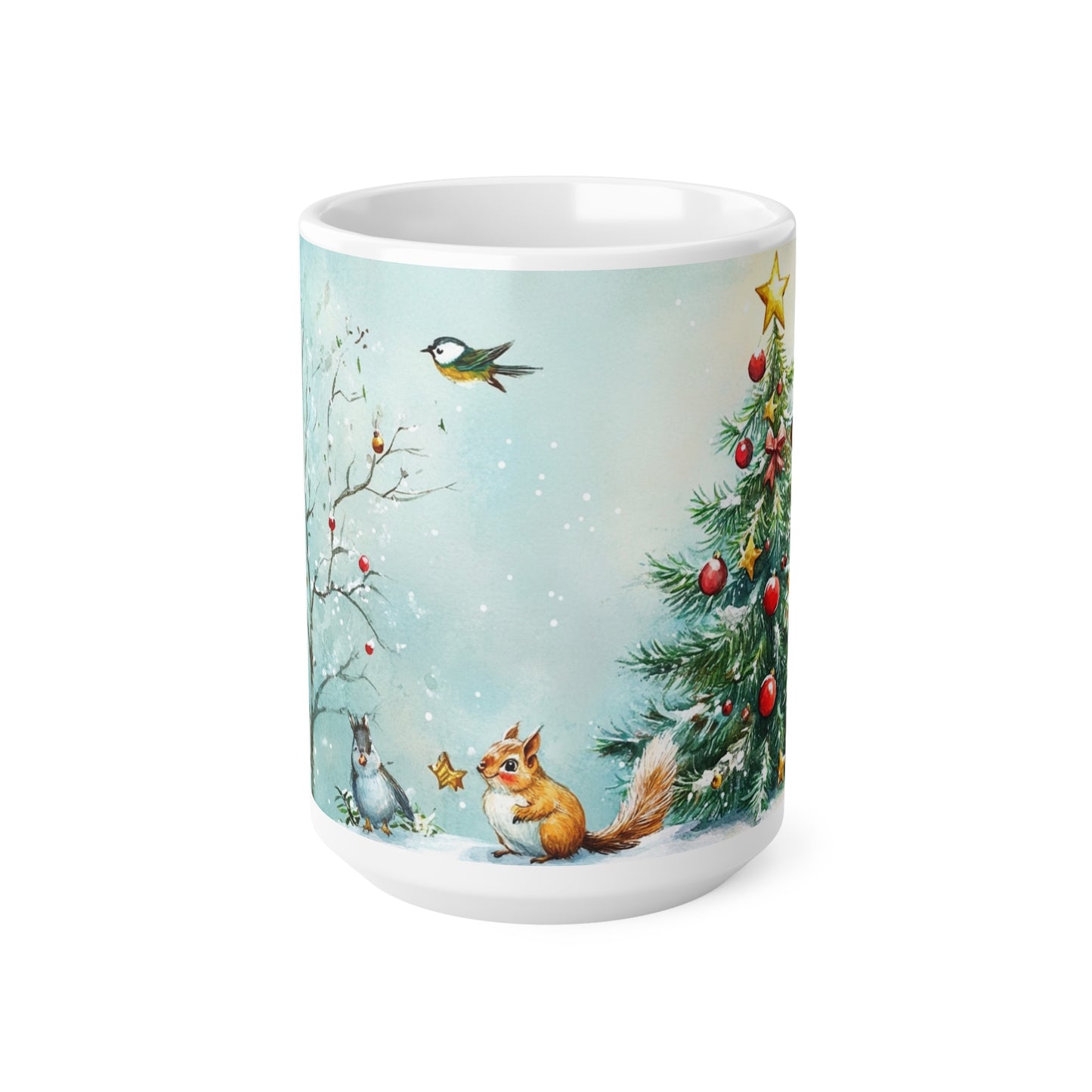 Keramisk Julekopp med Julemotiv #1 – Perfekt Gave til Kaffe, Te eller Kakao