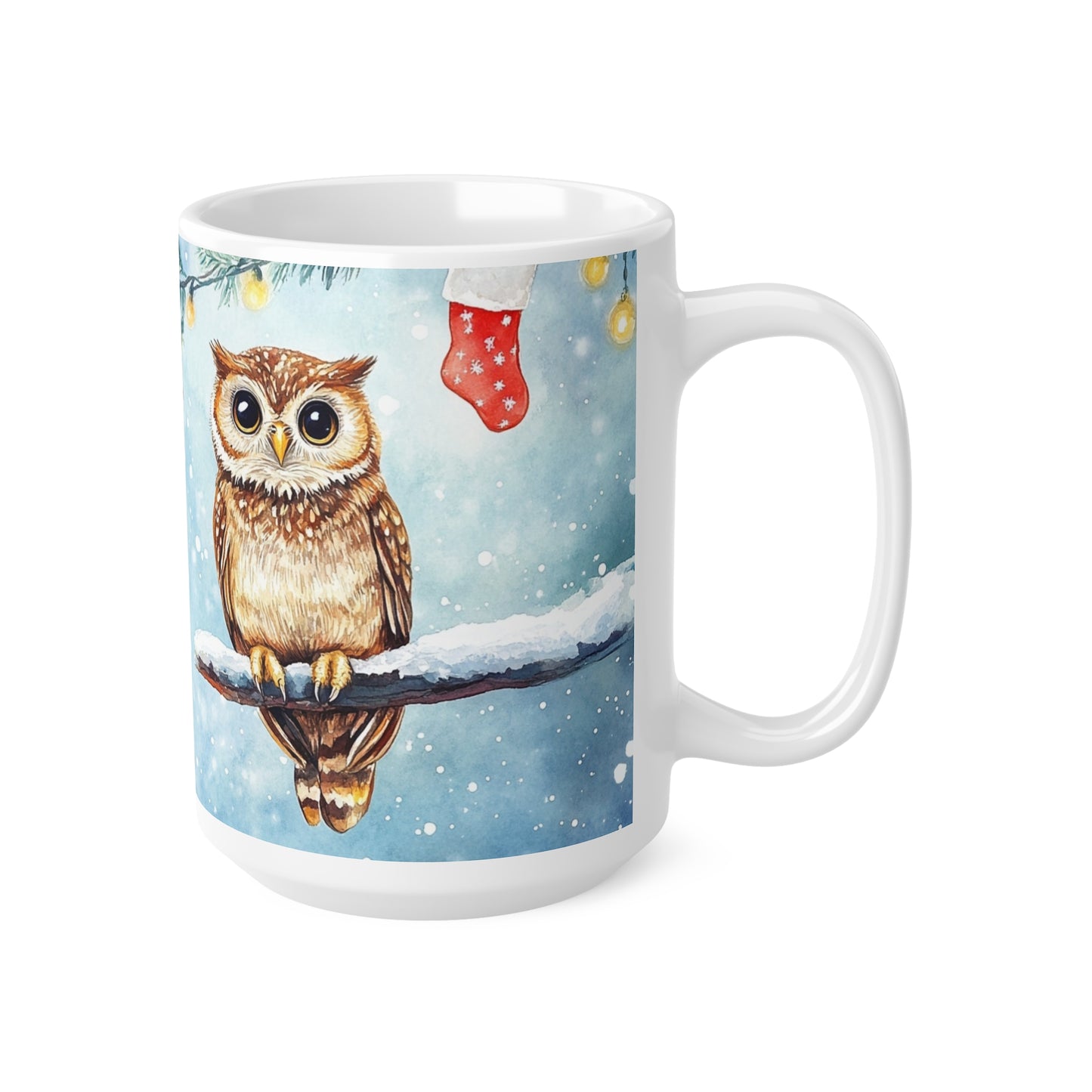 Keramisk Julekopp med Julemotiv #22 – Perfekt Gave til Kaffe, Te eller Kakao