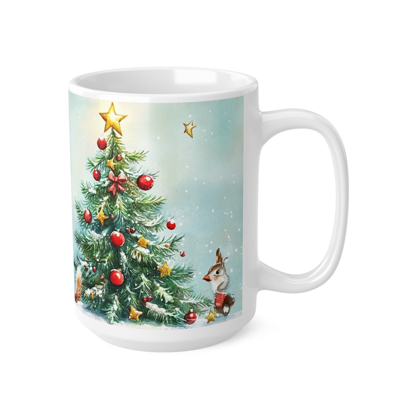 Keramisk Julekopp med Julemotiv #1 – Perfekt Gave til Kaffe, Te eller Kakao